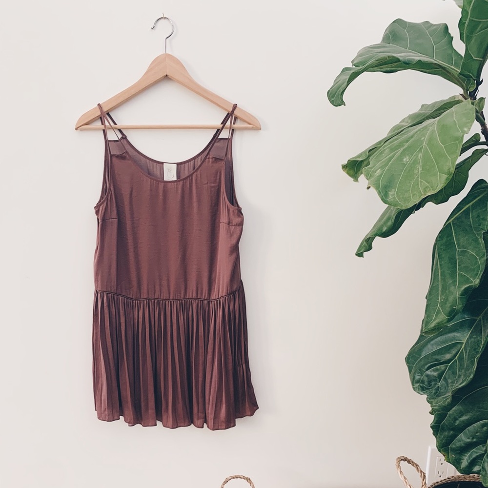 Beautiful satin peplum top from Anthropologie